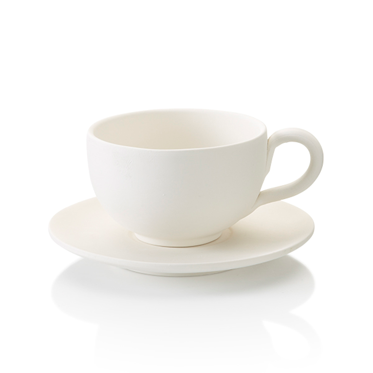 Cappuccino kop med undertallerken